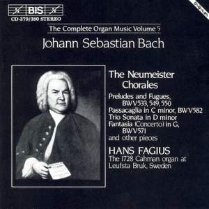 Bach - The Neumeister Chorales - Prelude And Fugues, Hans Fagius. 1988 Sweden BIS – BIS-CD-379/380 Bach - The Neumeister Chorales - Prelude And Fugues, Hans Fagius. 1988 Sweden BIS – BIS-CD-379/380