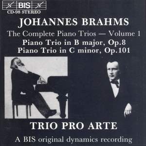 Brahms - Complete Piano Trios, Volume 1