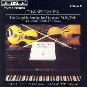 Brahms - The Complete Sonatas for Piano & Violin/Viola, Volume 2