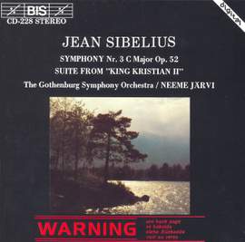 Sibelius: Symphony No. 3 & King Kristian II