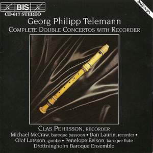 Telemann - Complete Double Concertos with Recorder - BIS: BISCD617 - CD or  download | Presto Music