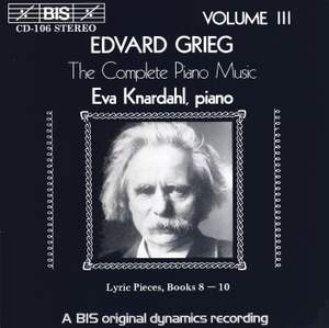 Grieg - The Complete Piano Music, Volume 3 Product Image