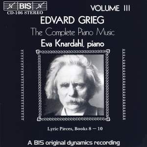 Grieg - The Complete Piano Music, Volume 3