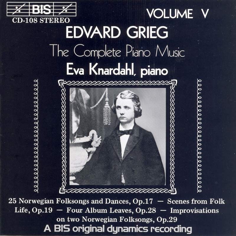 Grieg: Complete Works for Piano - BIS: BISCD1626-28 - 12 CDs