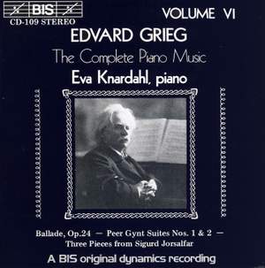 Grieg - The Complete Piano Music, Volume 6