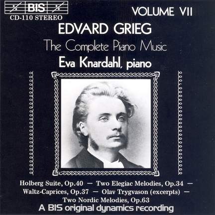 Grieg - The Complete Piano Music, Volume 7