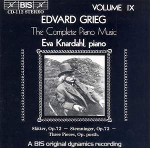 Grieg - The Complete Piano Music, Volume 9