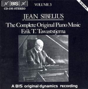Sibelius - The Complete Original Piano Music, Volume 3 Product Image