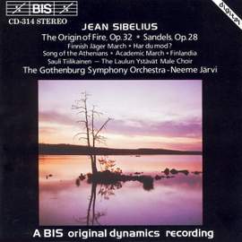 Sibelius: The Origin of Fire, Sandels & other works for male choir