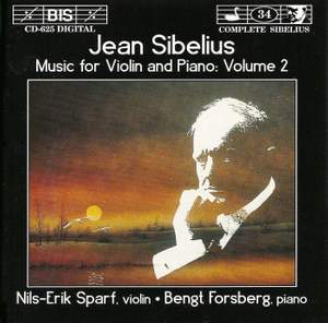 Sibelius - Music for Violin and Piano, Volume 2