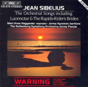 Sibelius - Orchestral Songs