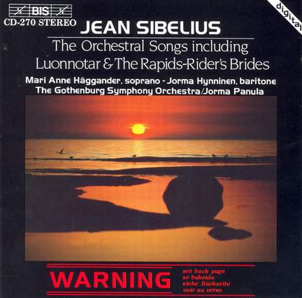 Sibelius - Orchestral Songs