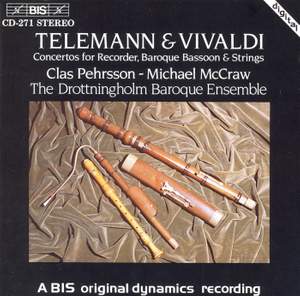 Telemann & Vivaldi - Recorder Concertos Product Image