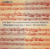 C P E Bach - Complete Keyboard Concertos, Volume 14 - BIS: BISCD1487 - CD  or download | Presto Music