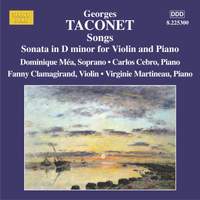 Taconet: Songs & Violin Sonata in D minor