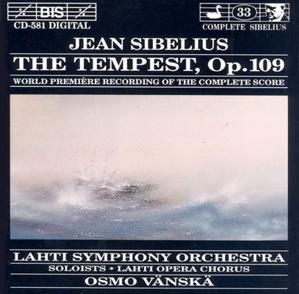 Sibelius: The Tempest, Op. 109