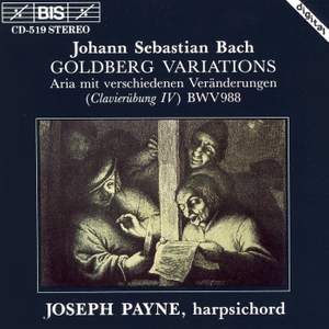 Bach, J S: Goldberg Variations, BWV988 Product Image