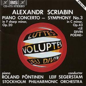 Scriabin: Piano Concerto & Symphony No. 3