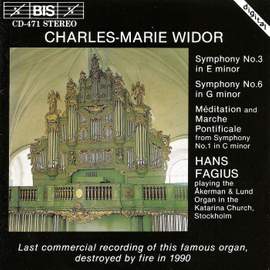 Widor - Organ Symphonies