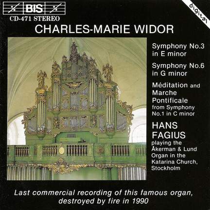Widor - Organ Symphonies