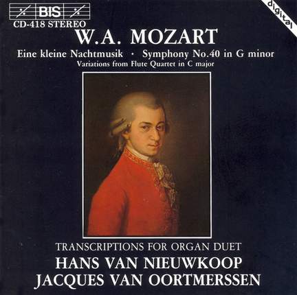 Mozart - Transcriptions for Organ Duet