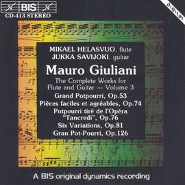 Giuliani - Complete Works for Flute and Guitar, Volume 3