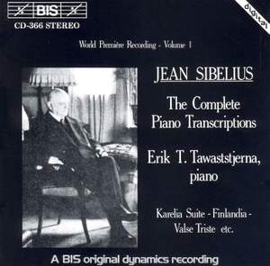 Sibelius - Complete Piano Transcriptions, Volume 1