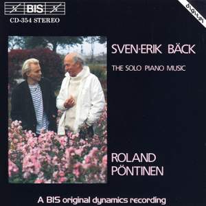 Sven-Erik Bäck - Solo Piano Music