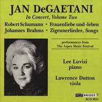 Jan DeGaetani in Concert, Vol. 2