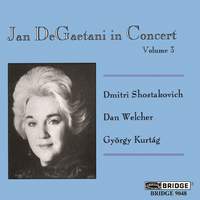 Jan DeGaetani in Concert, Vol. 3