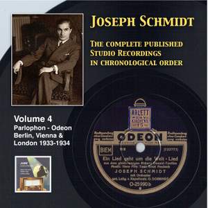 Joseph Schmidt: The Complete Recordings, Vol. 4 (Recorded 1933-1934) [Remastered 2014] Product Image
