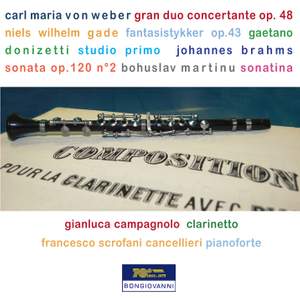 concern battle Classic Weber, Gade, Donizetti, Brahms & Martinu: Clarinet Works - Bongiovanni:  GB5181 - download | Presto Music
