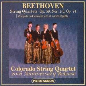 Beethoven String Quartets Op. 59 Nos. 1-3 & Op. 74