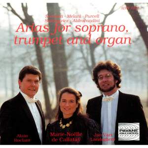 Baroque arias for soprano, trumpet and organ