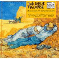 Tadhé Geisler Wyganowski: Pieces for Violin, Two Violins, Violin and Piano