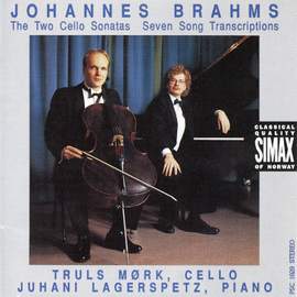 Brahms: Cello Sonatas & Seven Songs for Cello and Piano
