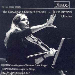 Britten, Tchaikovsky & Mozart: Works for Chamber Orchestra
