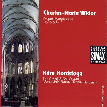 Widor: Organ Symphonies Nos. 5 & 6