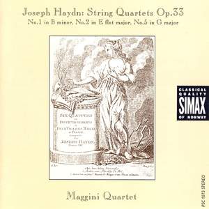 Haydn: String Quartets Op. 33 Nos. 1, 2 & 5