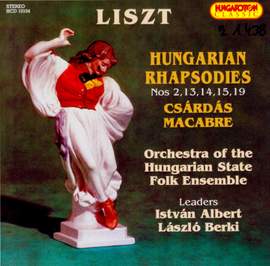 Liszt: Hungarian Rhapsodies Nos. 2, 13-15 and 19