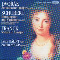 Dvorak & Franck: Violin Sonatas (Arr. for Flute and Piano), Schubert: Variations On Trockne Blumen