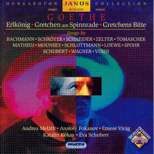 Goethe Lieder - Settings of Erlkonig, Gretchen Am Spinnrade, and Gretchen's Ruhe