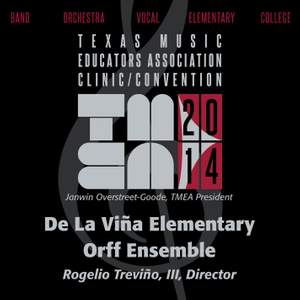 2014 Texas Music Educators Association (TMEA): De La Viña Elementary Orff Ensemble [Live]