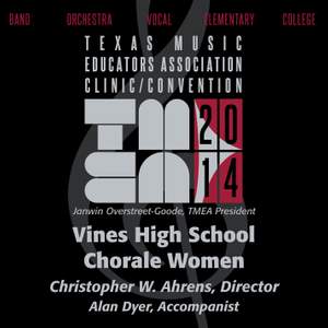 2014 Texas Music Educators Association (TMEA): Vines High School Chorale Women [Live]