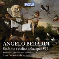 Berardi: Sinfonie a violino solo, Op. 7