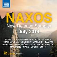 Naxos July 2014 New Release Sampler