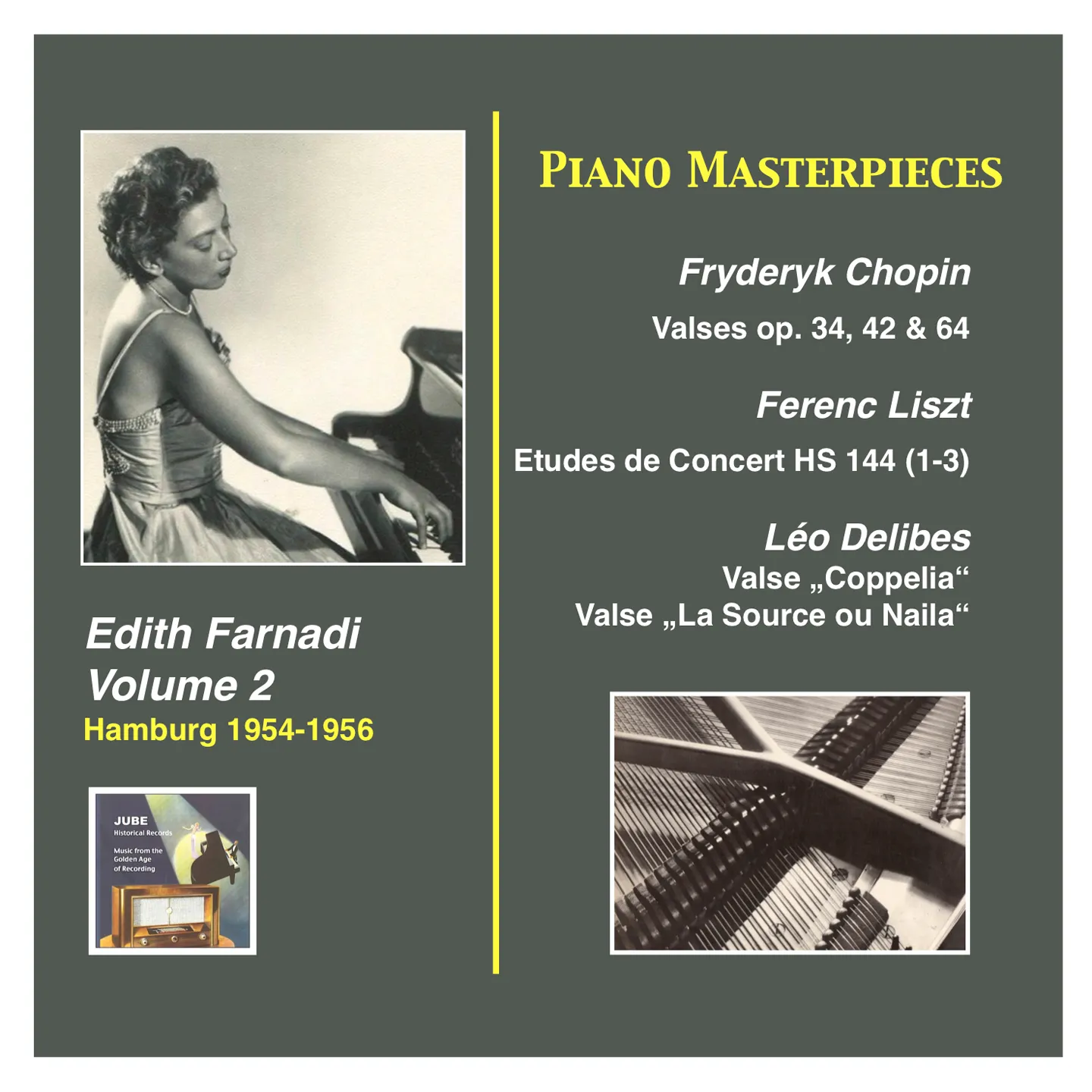 Piano Masterpieces, Edith Farnadi, Vol. 2: Chopin, Liszt