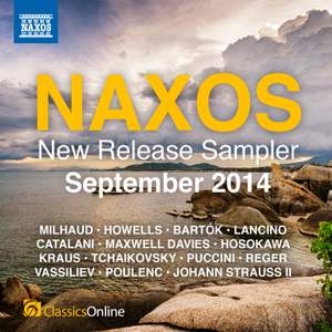 Naxos September 2014 New Release Sampler