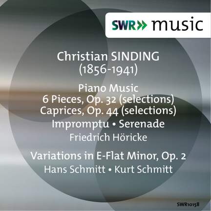 Sinding: Piano Music