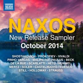 Naxos October 2014 New Release Sampler